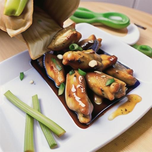 Garlic-Molasses Chicken Wings