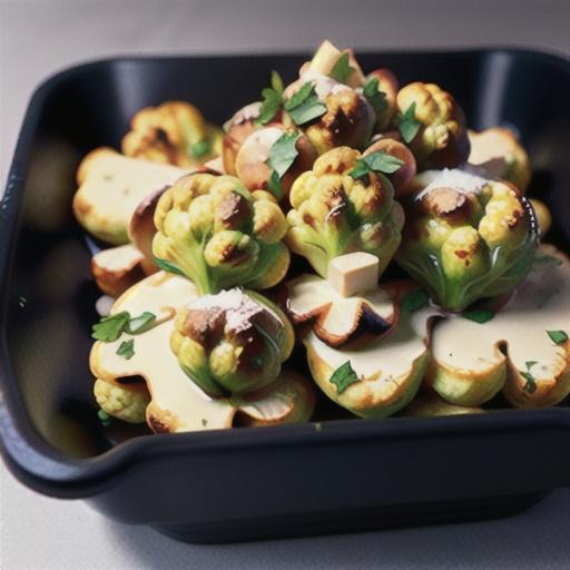 Roasted Cauliflower with Parmesan