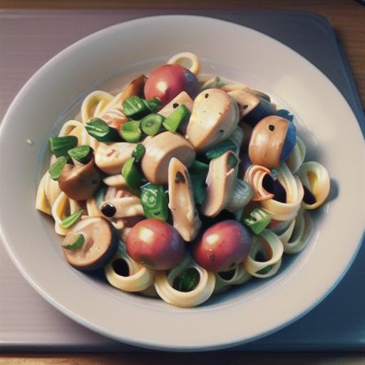 Chicken Mushroom Linguine