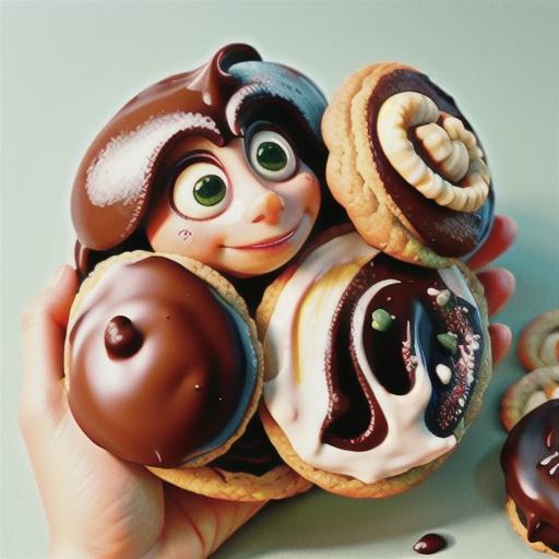 Cocoa-Hazelnut Stuffed Cookies