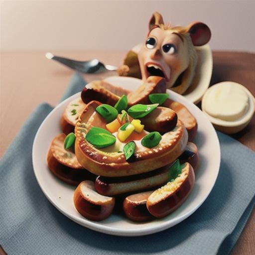 Grandma's curried sausages