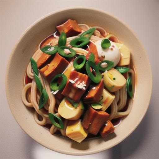 Spicy Pumpkin Pork Noodles