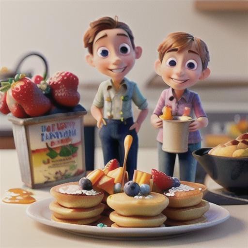 Mini Very Berry Pancake Skewers