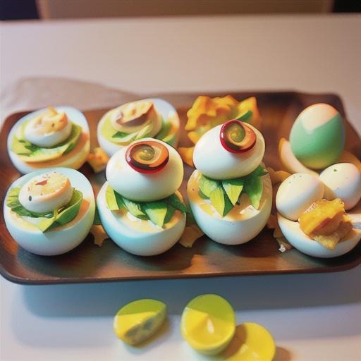 Salmon Deviled Eggs with Homemade Mayonnaise
