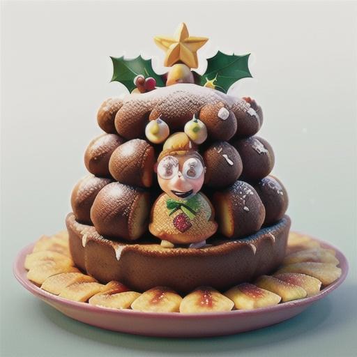 Tropical Christmas pudding