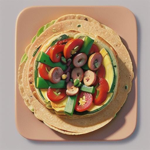 Roll-and-go omelette wrap