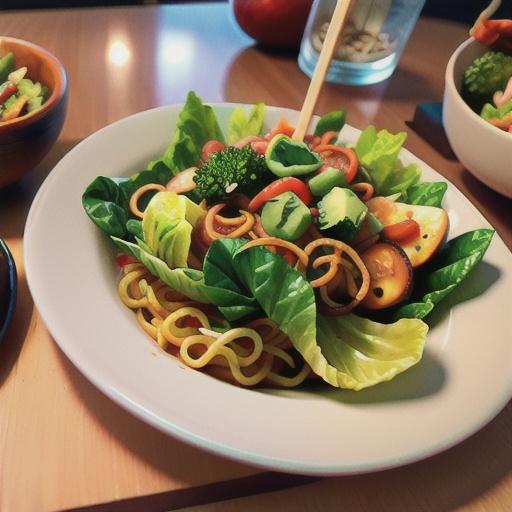 Crunchy Romaine Toss