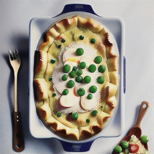 One-pot creamy chicken and bacon fry pie