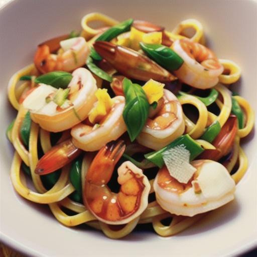 Lemon Shrimp Pasta