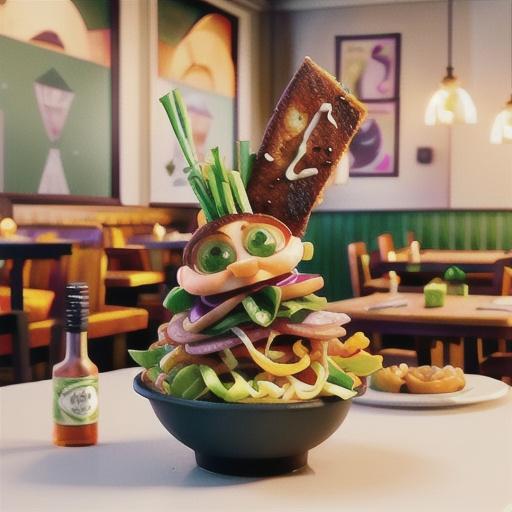 Herby schnitzel with winter slaw