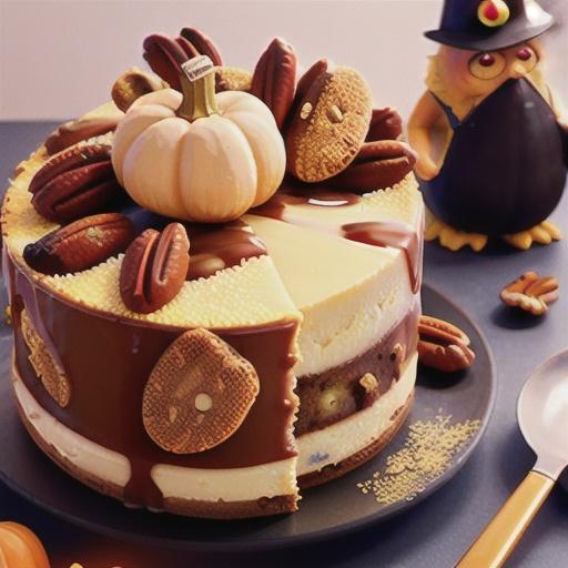 Pumpkin Pecan Cheesecake