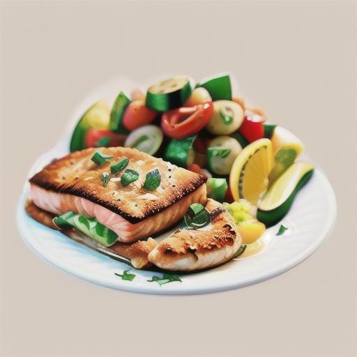 Salmon schnitzel