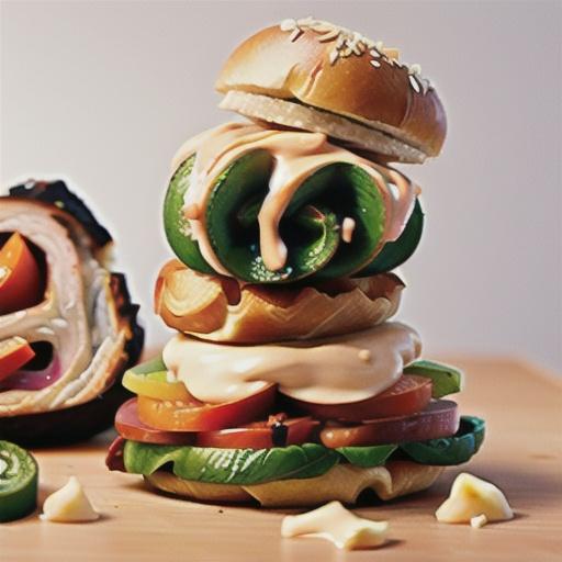 Chicken & antipasto rolls