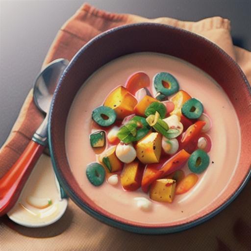 Roasted Red Pepper Potato Soup