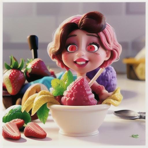 Sweet and Silky Strawberry Sorbet