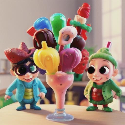 Smoothie ice lollies