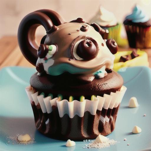 Frosted Chocolate Malt Cupcakes