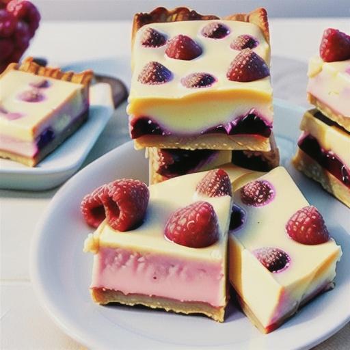 Raspberry Chess Pie Bars