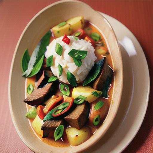 Beef Singapore curry