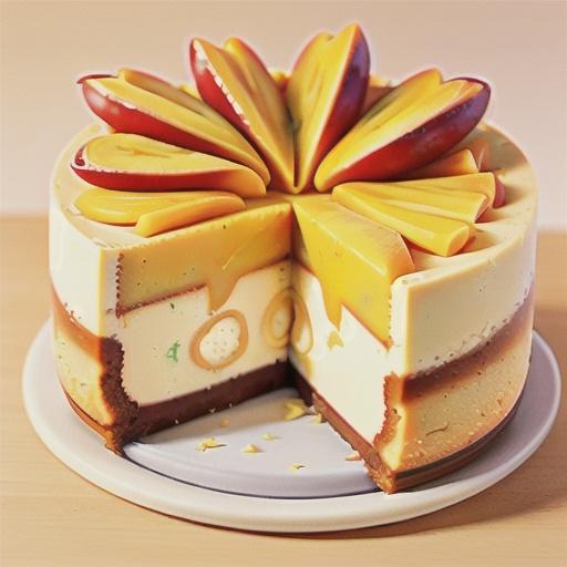 Mango cheesecake