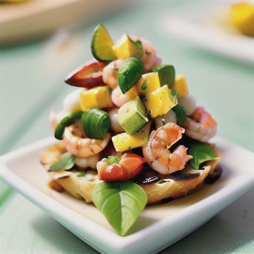 Citrus-Marinated Shrimp Canapés
