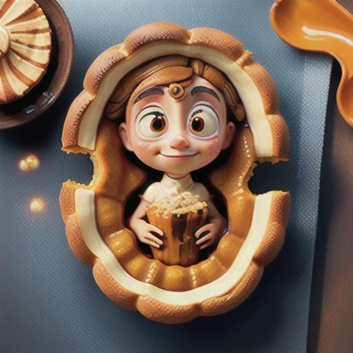 Pumpkin Pie with Espresso Cream Cheese Swirl