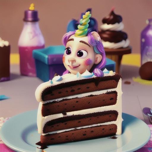 Chocolate Unicorn Cake