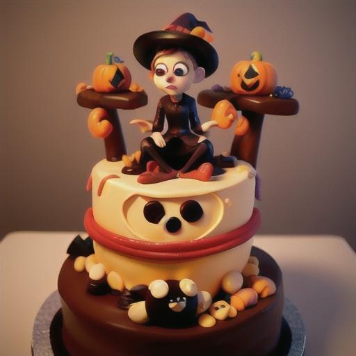 Crash-Landing Witch Cake