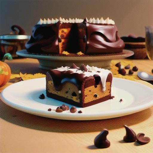 Chocolate-Pumpkin Spice Cake