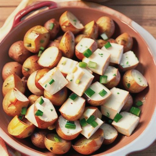 Feta Roasted Potatoes