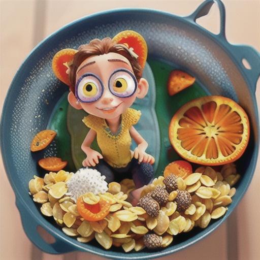 Orange and poppy seed oats