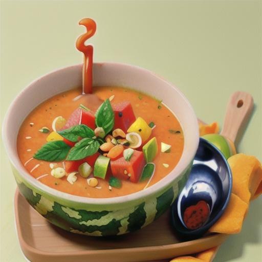 Spicy Watermelon Gaazpacho