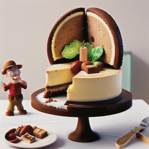 Gingerbread cheesecake