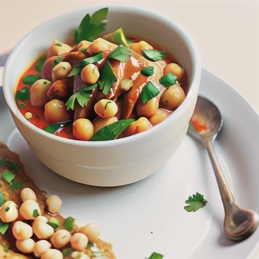 Chicken and chickpea curry