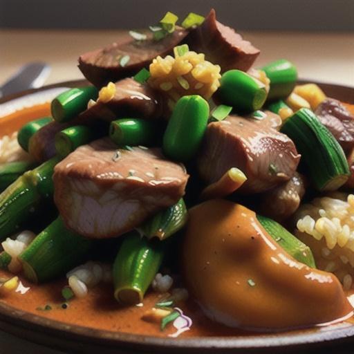 Beef and Okra Bamia