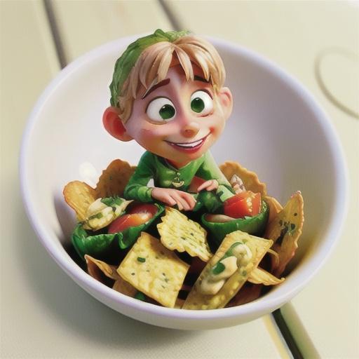 Guacamole-Cheese Crisps