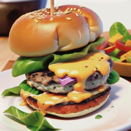 Turkey Chorizo Burger