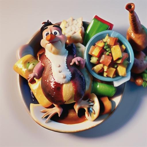 Easy glazed turkey and ham roll