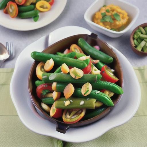 Air Fryer Garlic Green Beans