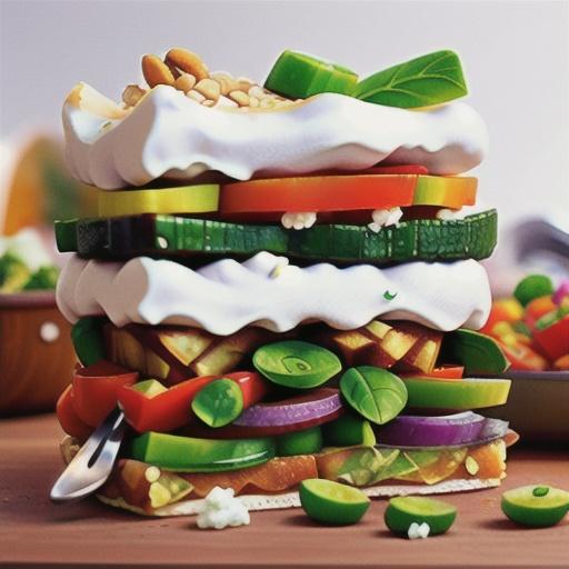 Protein-packed veg and cottage cheese slice recipe