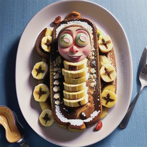 Easy Baked Banana French Toast