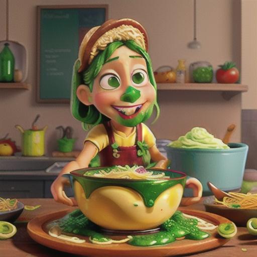 Mexican Green Spaghetti