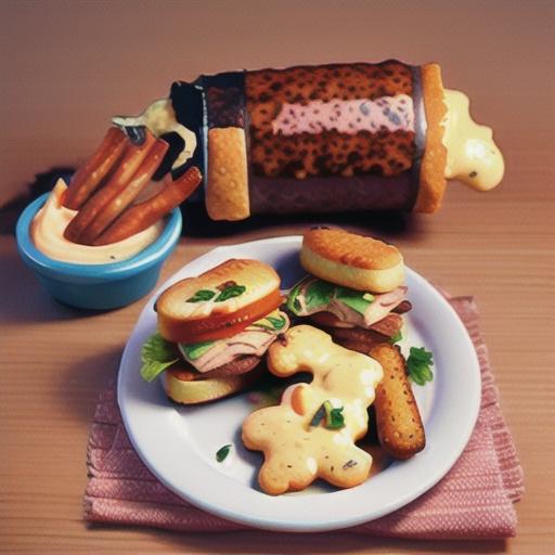 Spicy Sausage and Biscuit Sandwich