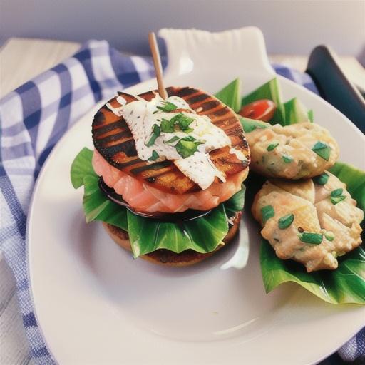 Fresh Salmon Burgers in the Air Fryer