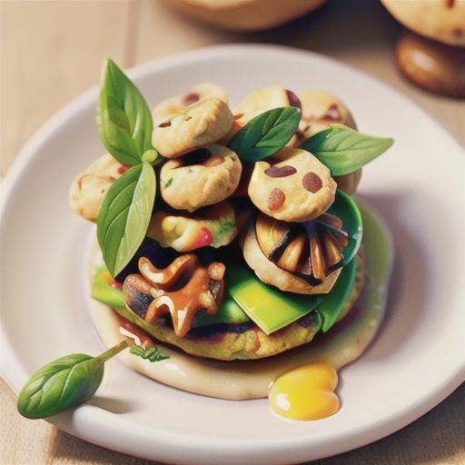 Mushroom and walnut patties