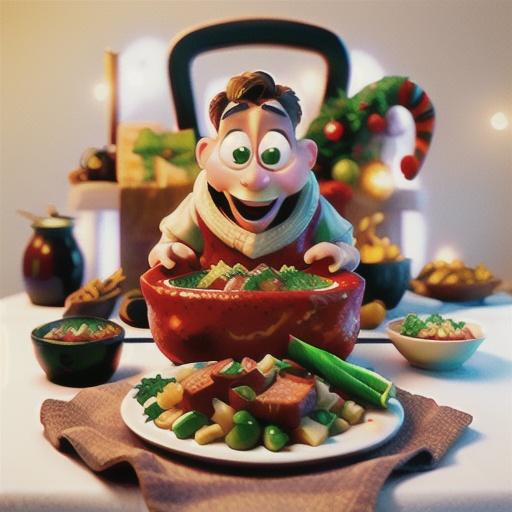 Rare roast beef with chilli relish