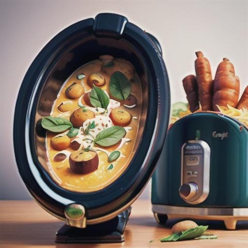 Slow cooker creamy vegetarian 'bake' recipe