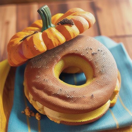 Pumpkin Spice Bagel