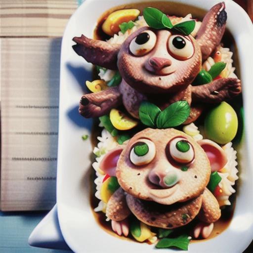 Curried lamb with rice pilaf