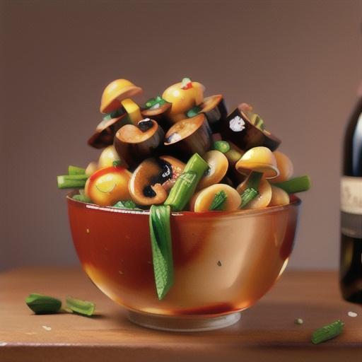 Wine-Soaked Mushrooms